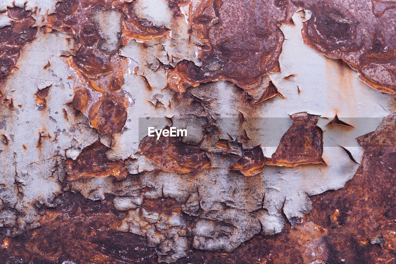 Full frame shot of rusty metal