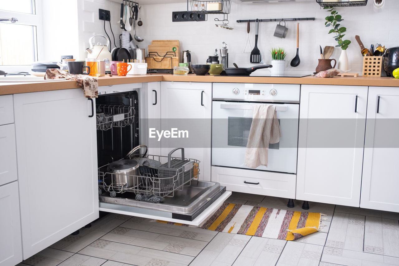 interior of kitchen at home