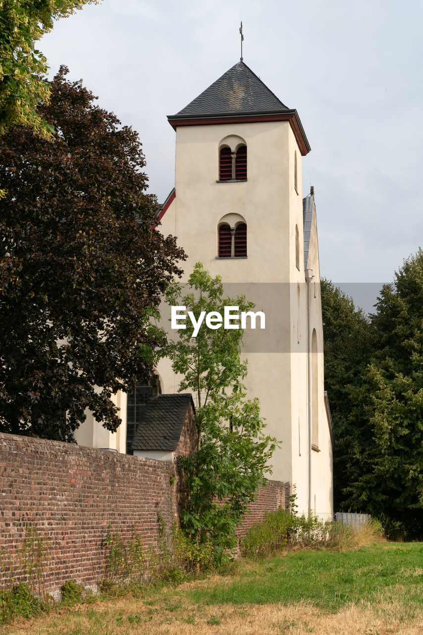 Historic church against sky, cologne, germany