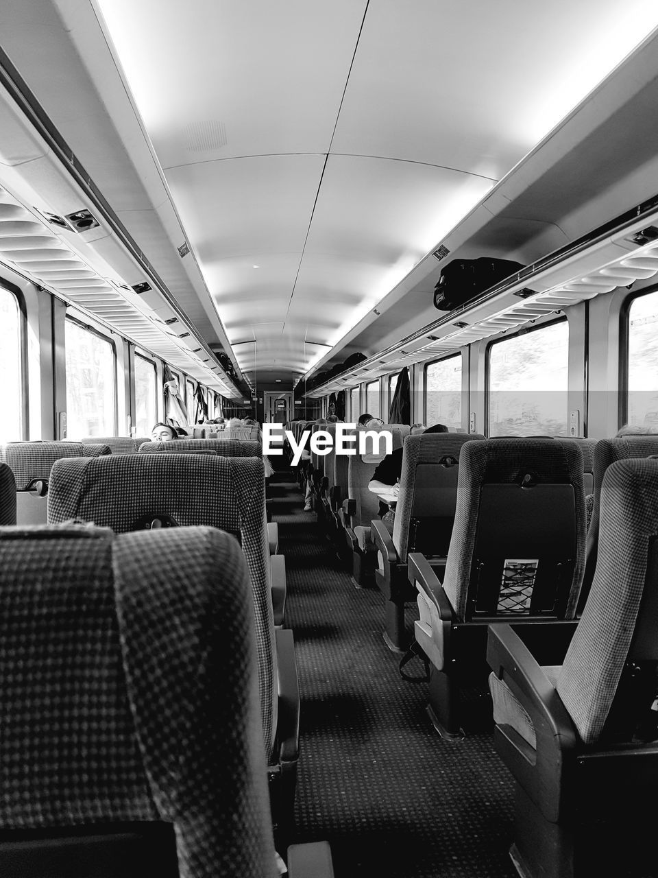 Interior of train