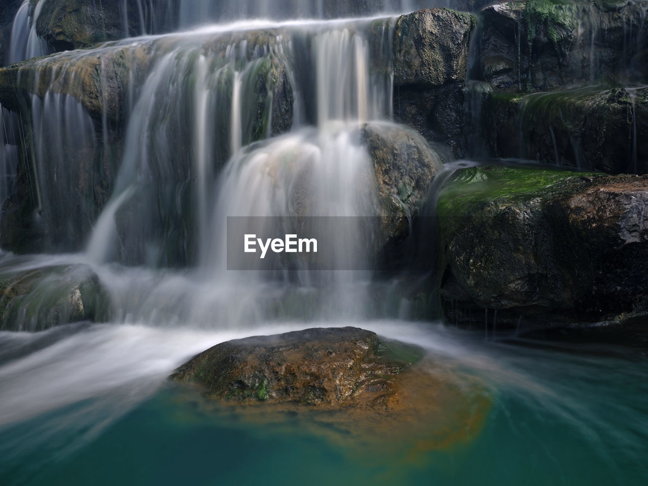 SCENIC VIEW OF WATERFALL