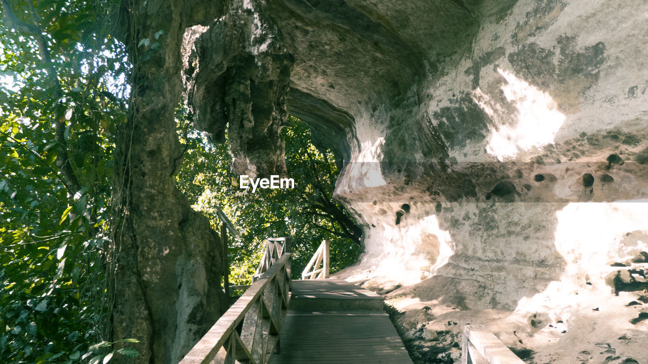 PANORAMIC SHOT OF ROCK FORMATION