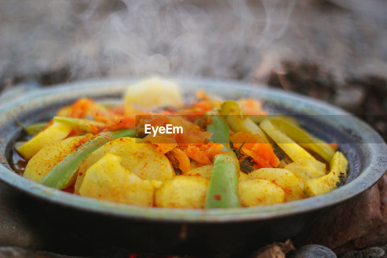 CLOSE-UP OF MEAL IN BOWL