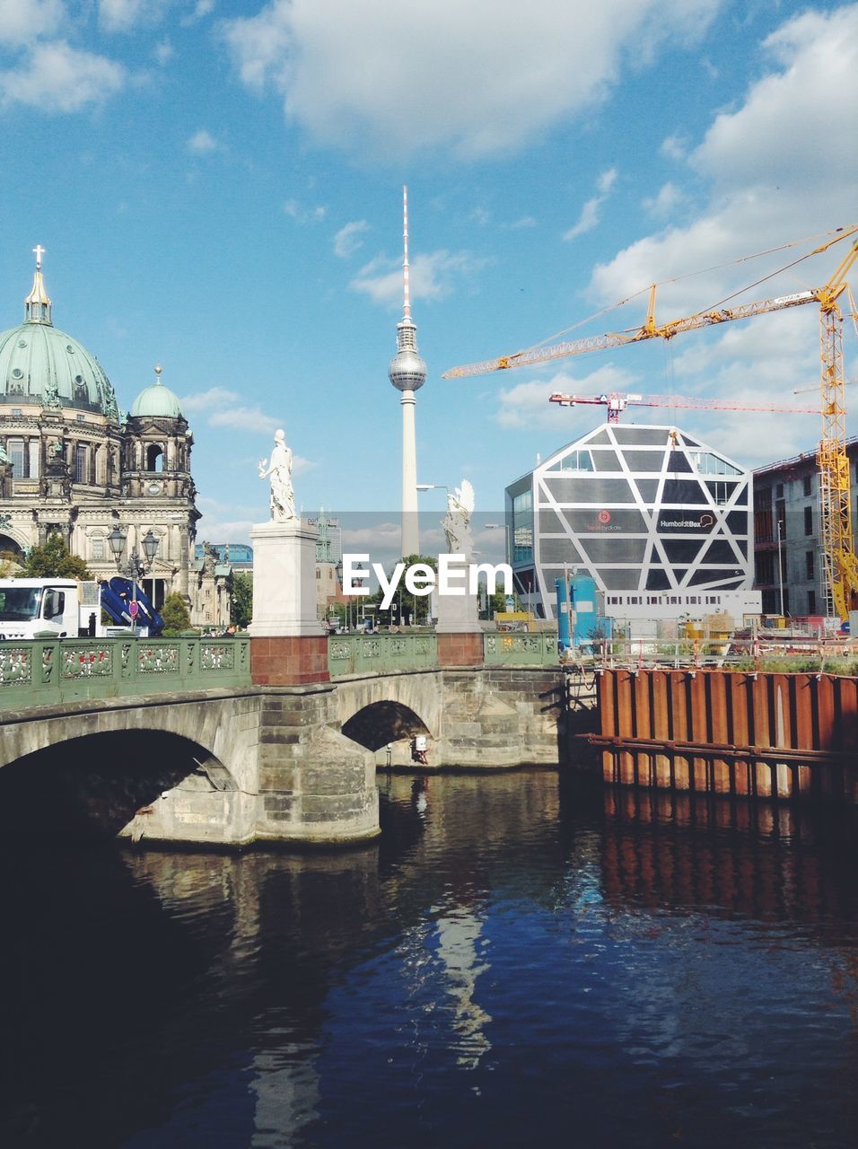 Berlin cathedral and the fernsehturm