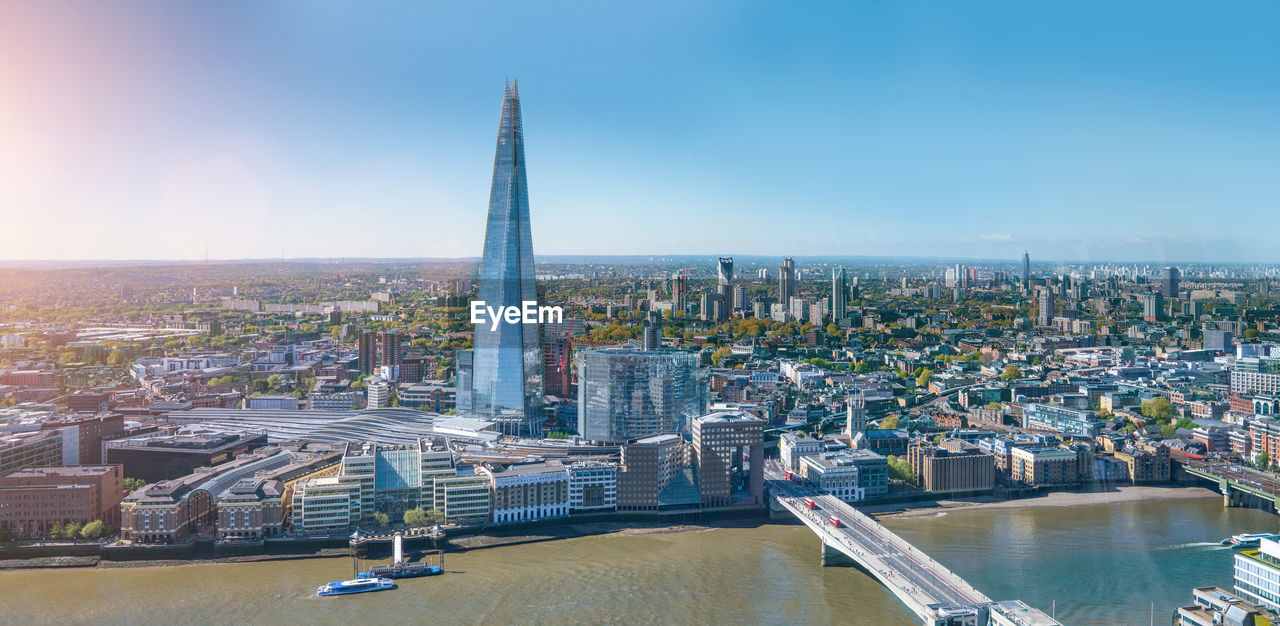 AERIAL VIEW OF CITY BUILDINGS