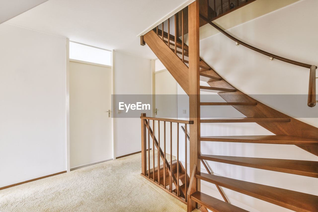 low angle view of staircase in building