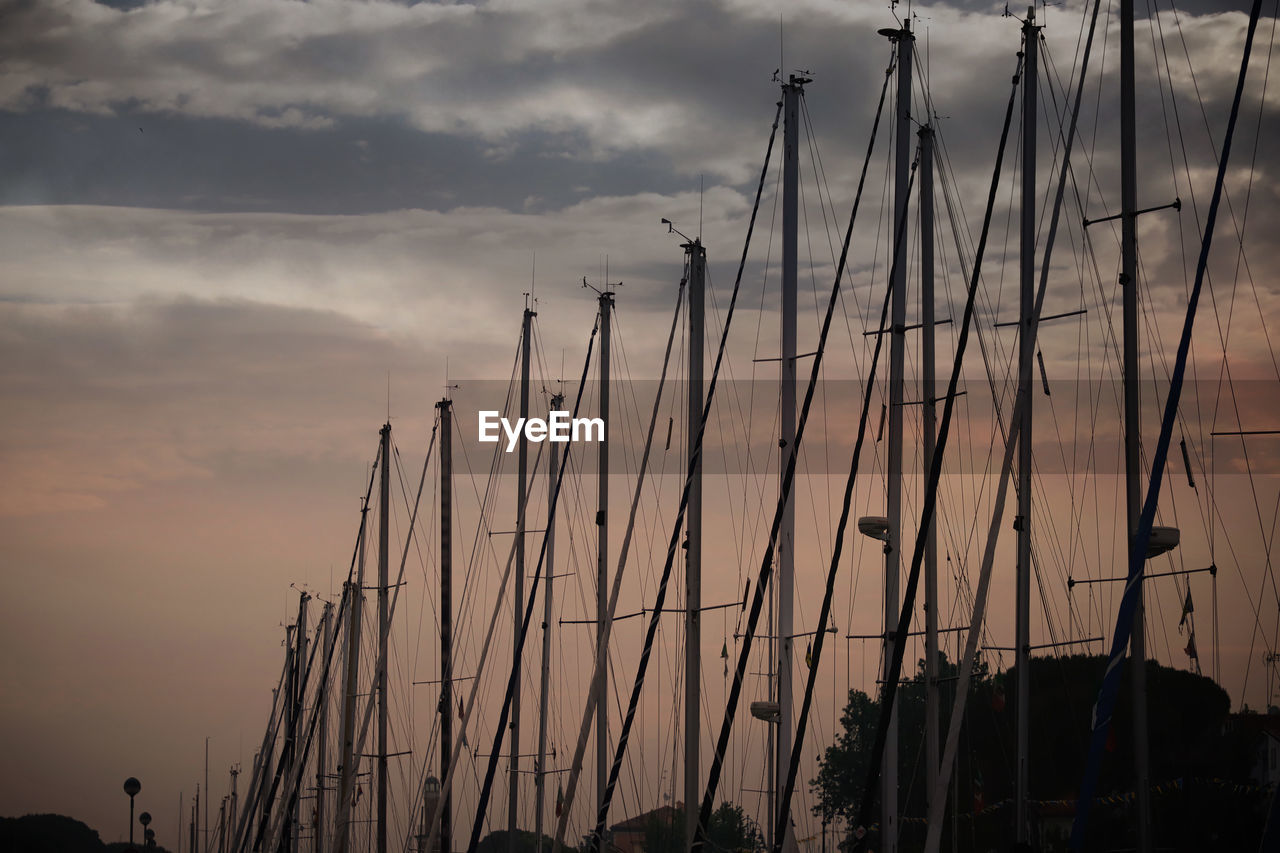 Cervia Dramatic Sky Beauty In Nature Cloud - Sky Evening Evening Sky Harbor Italy Mast Mode Of Transportation Moored Nature Nautical Vessel No People Outdoors Pole Sailboat Scenics - Nature Sky Sunset Tranquil Scene Tranquility Transportation Water Yacht 17.62°