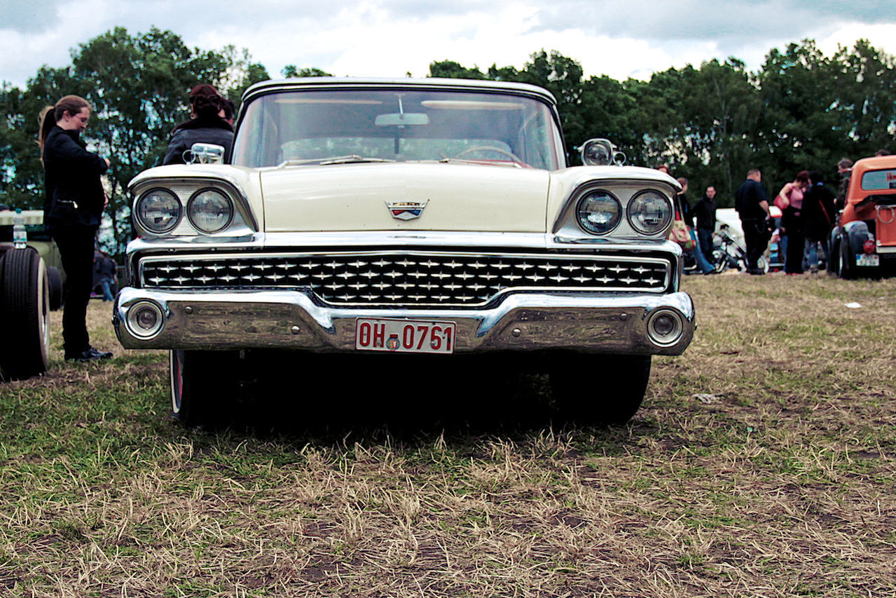 View of vintage car