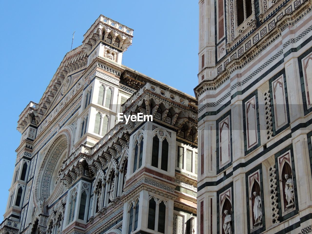 Low angle view of historic building against sky