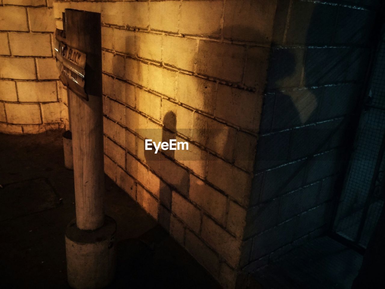 Praying shadow