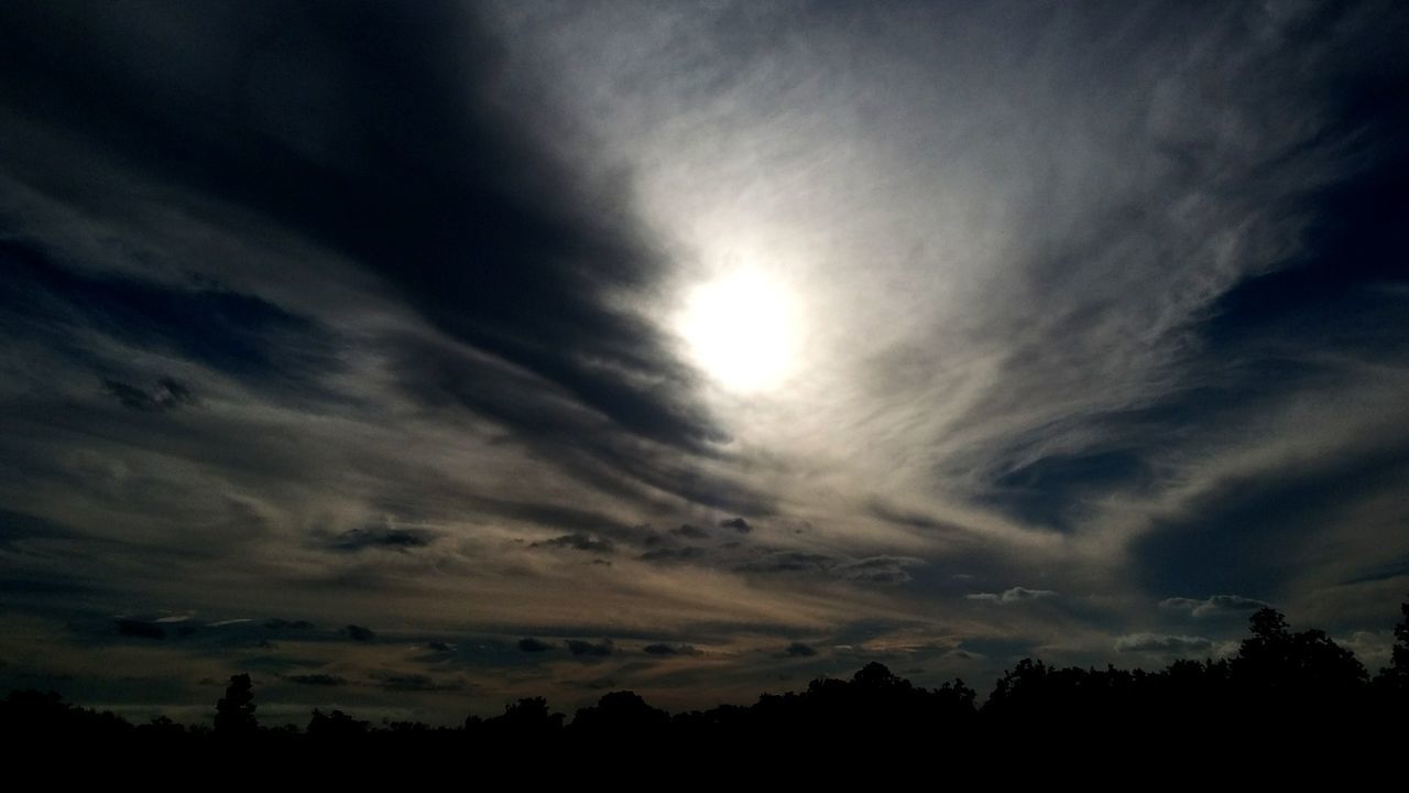 SILHOUETTE LANDSCAPE AGAINST SKY DURING SUNSET