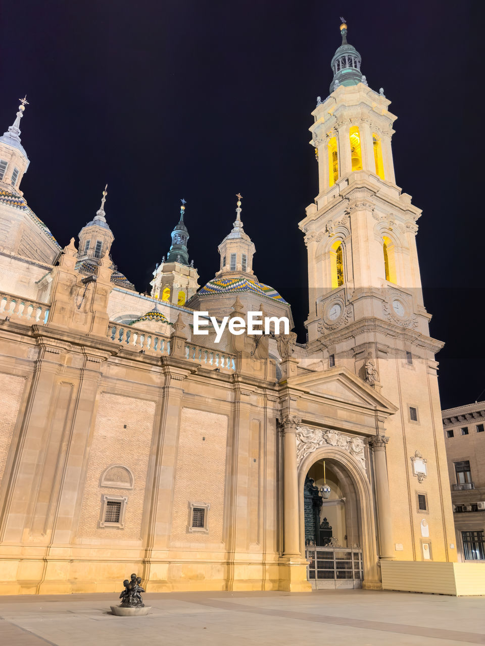 low angle view of historic church