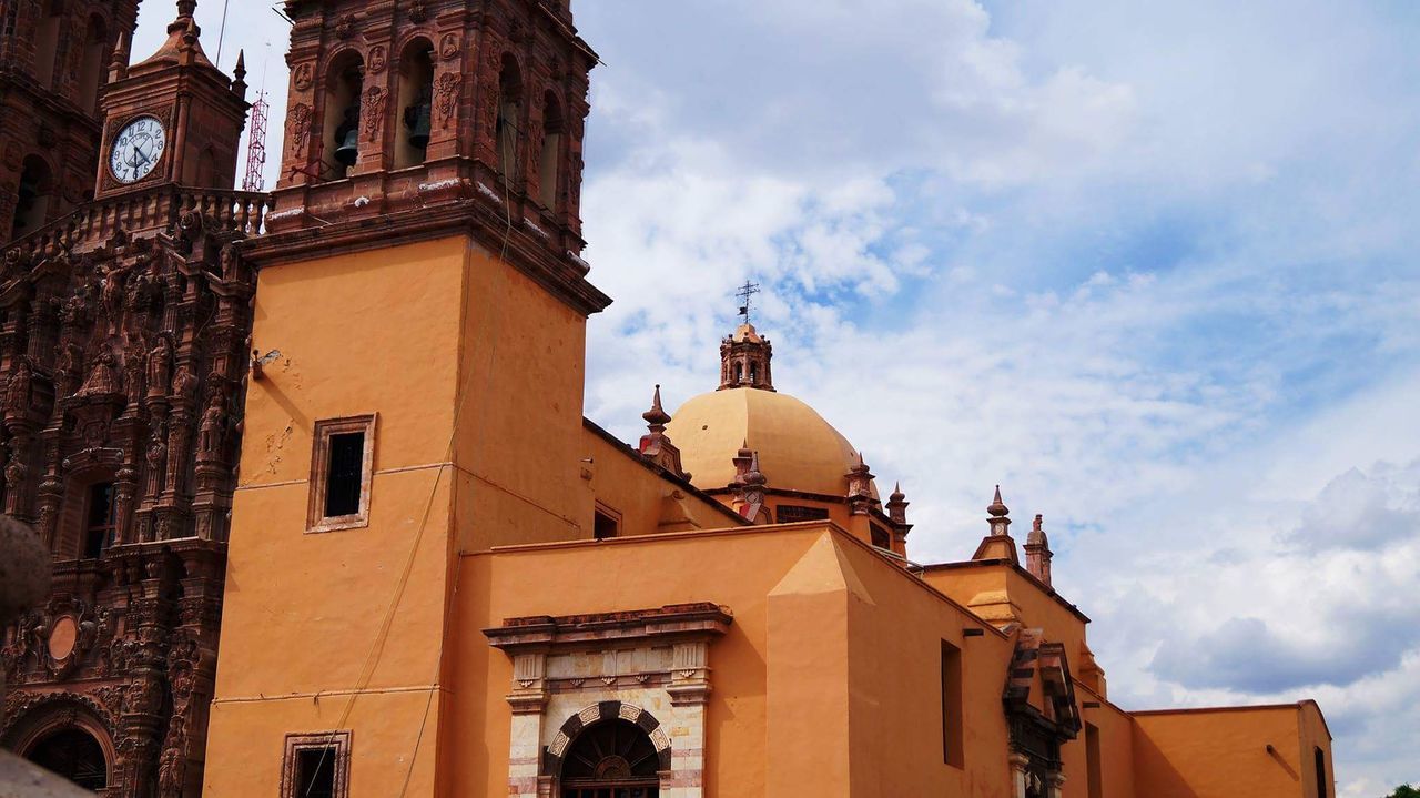 LOW ANGLE VIEW OF BELL TOWER