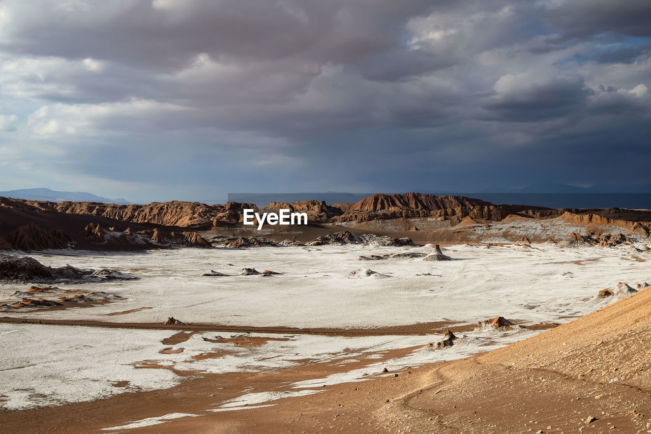 Landscape at valle de la luna