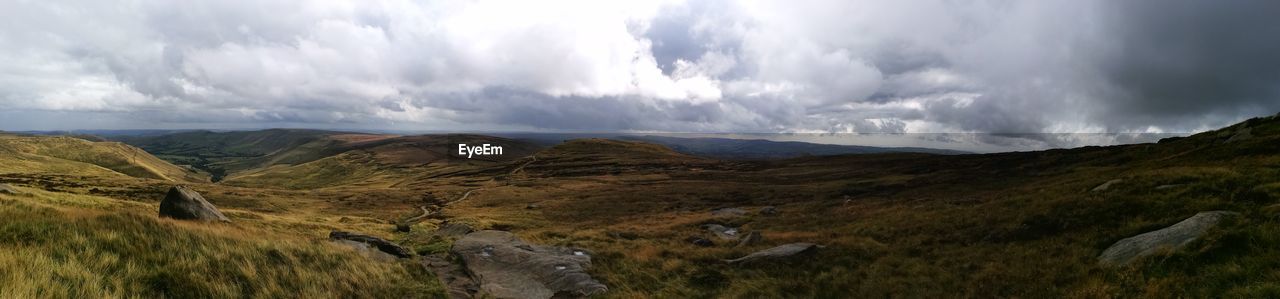 Panoramic view of landscape against sky