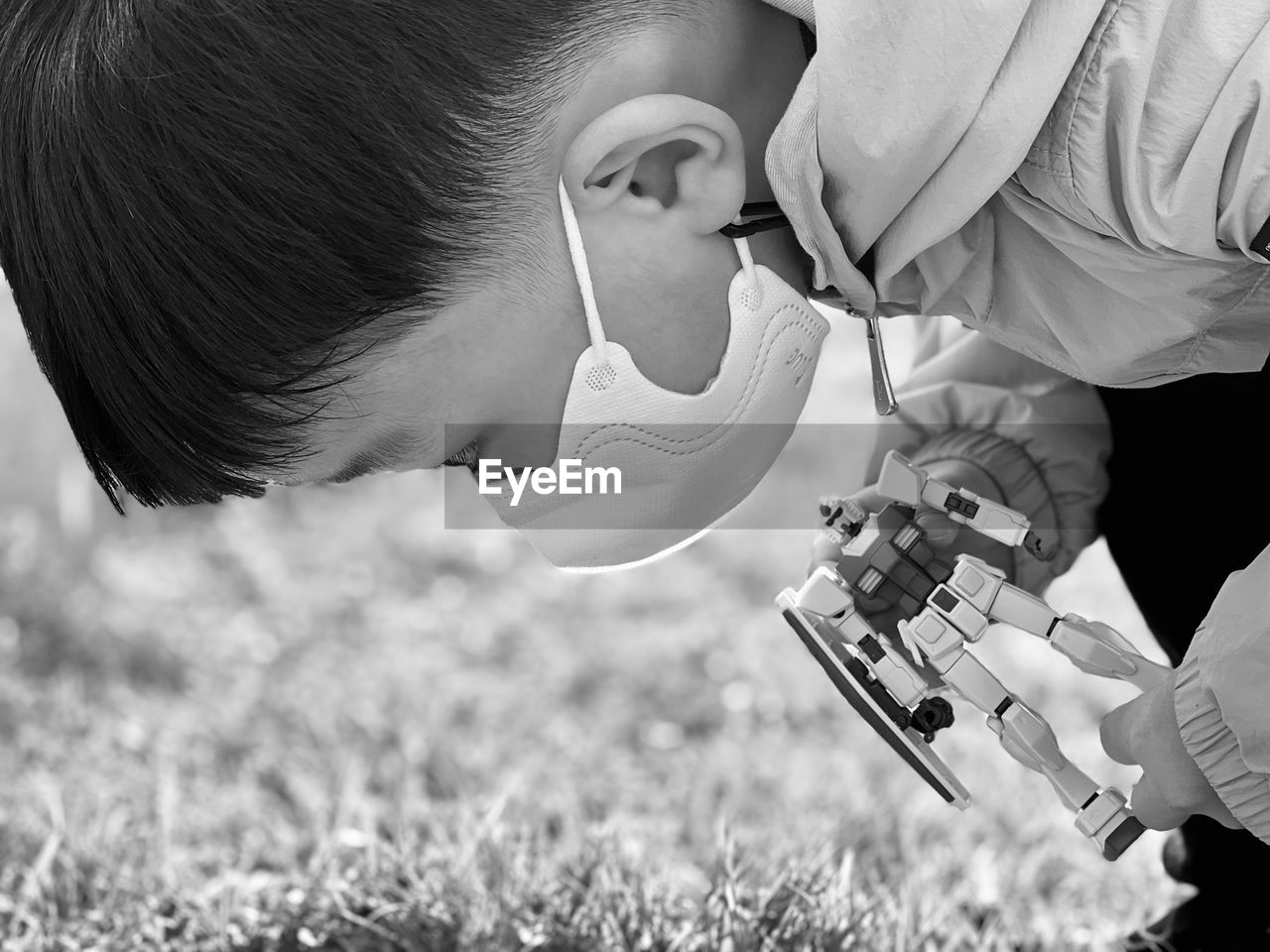 black and white, monochrome, monochrome photography, adult, white, childhood, person, child, men, women, two people, nature, female, plant, grass, holding, field, black, occupation