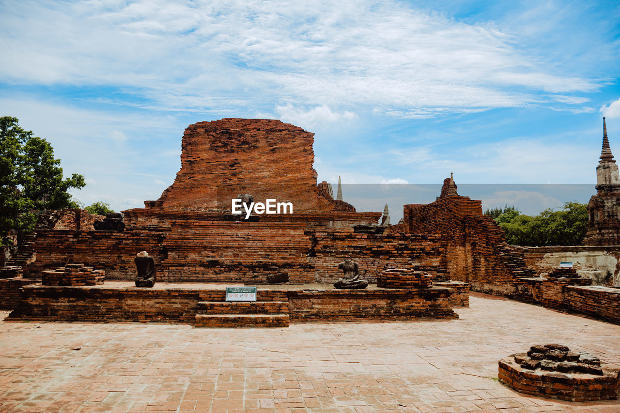 OLD TEMPLE AGAINST SKY