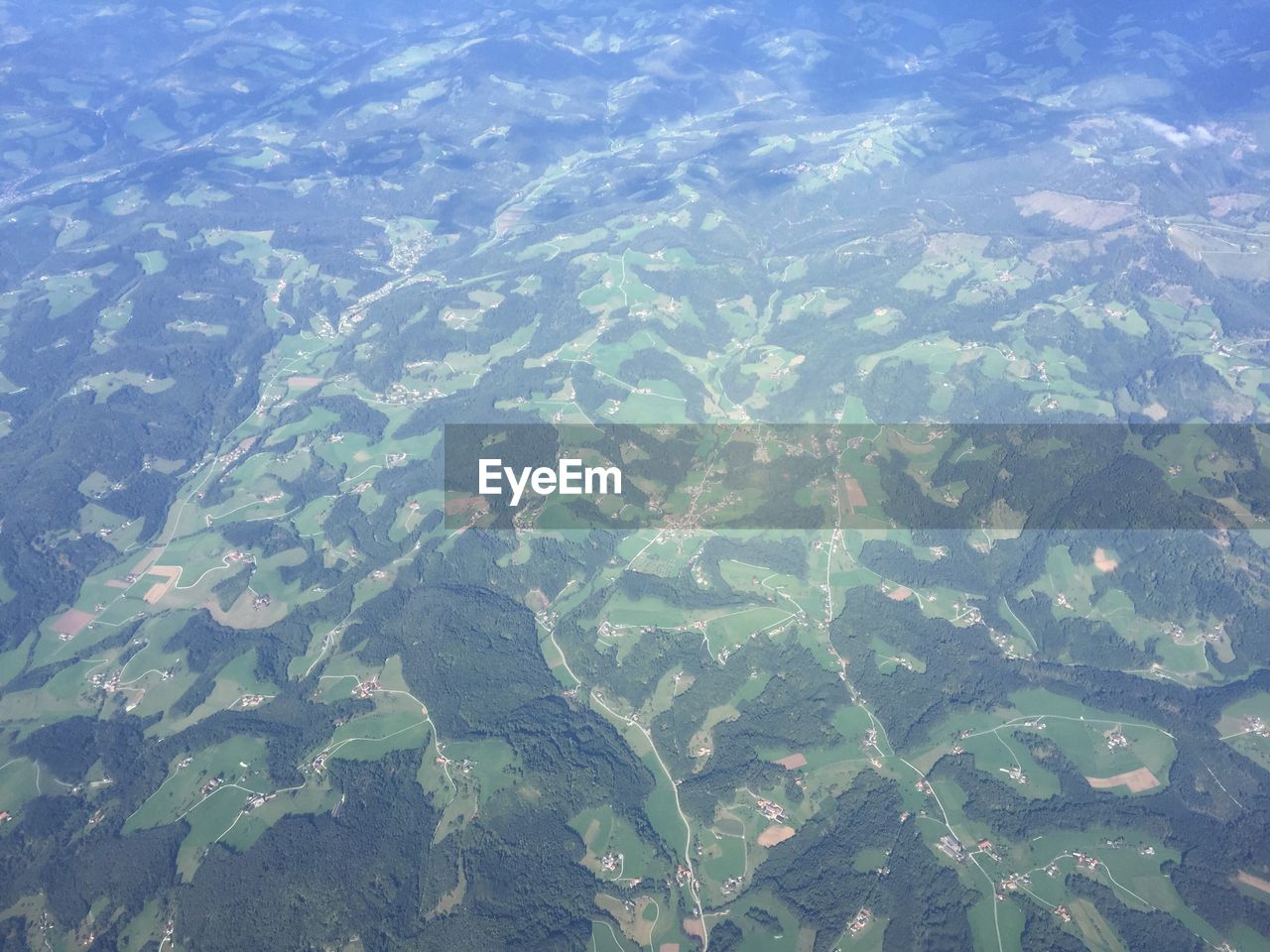 HIGH ANGLE VIEW OF RICE PADDY