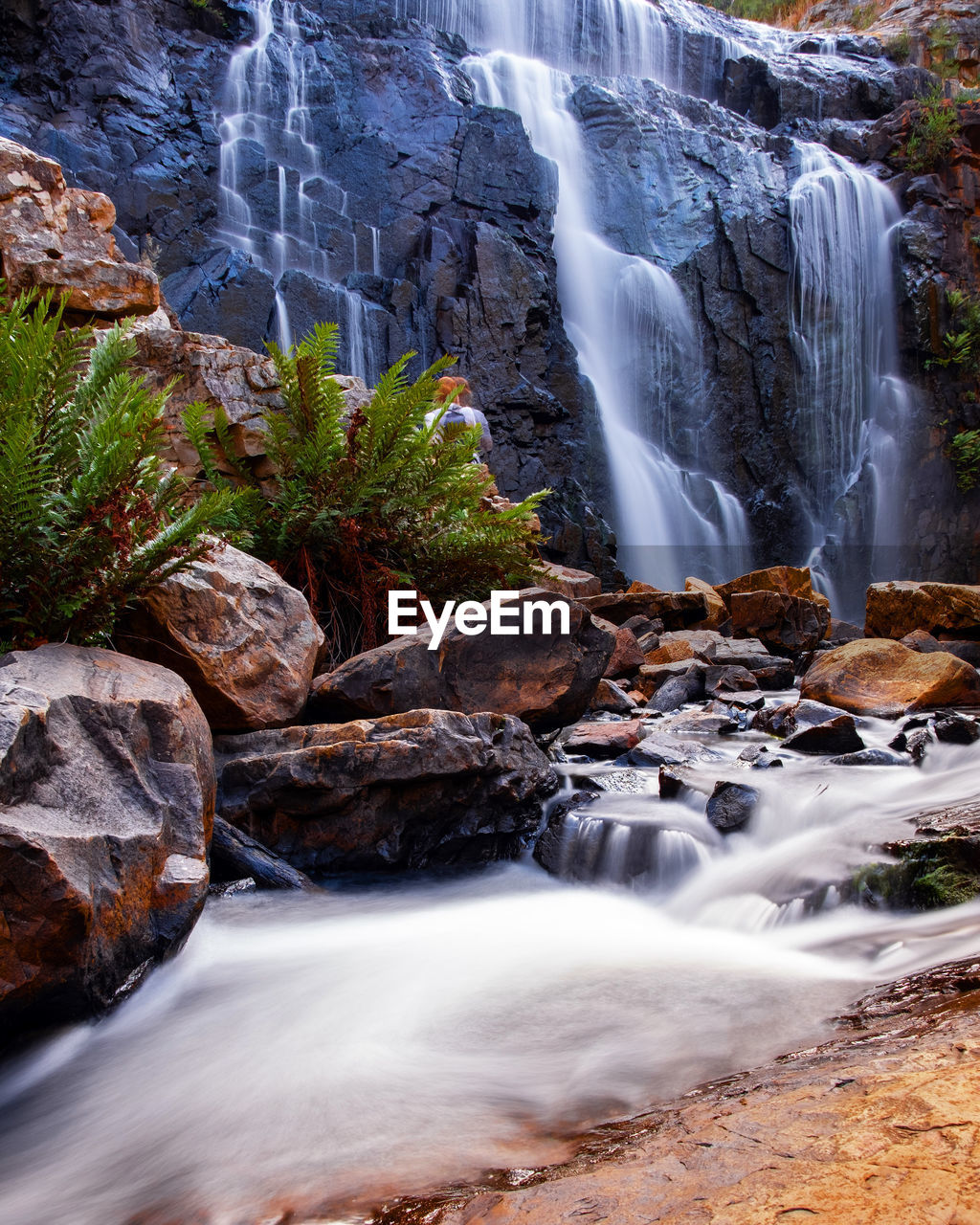 SCENIC VIEW OF WATERFALL