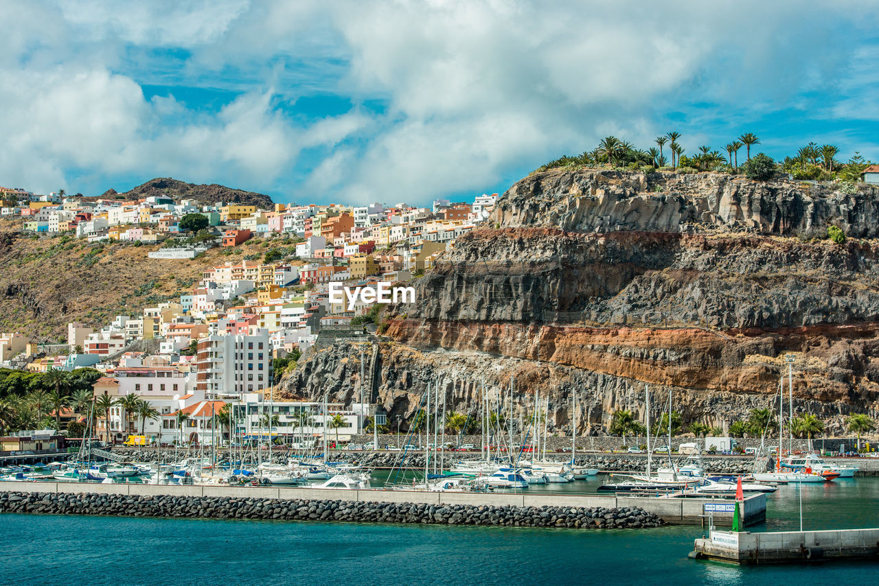 Panoramic view of sea against sky