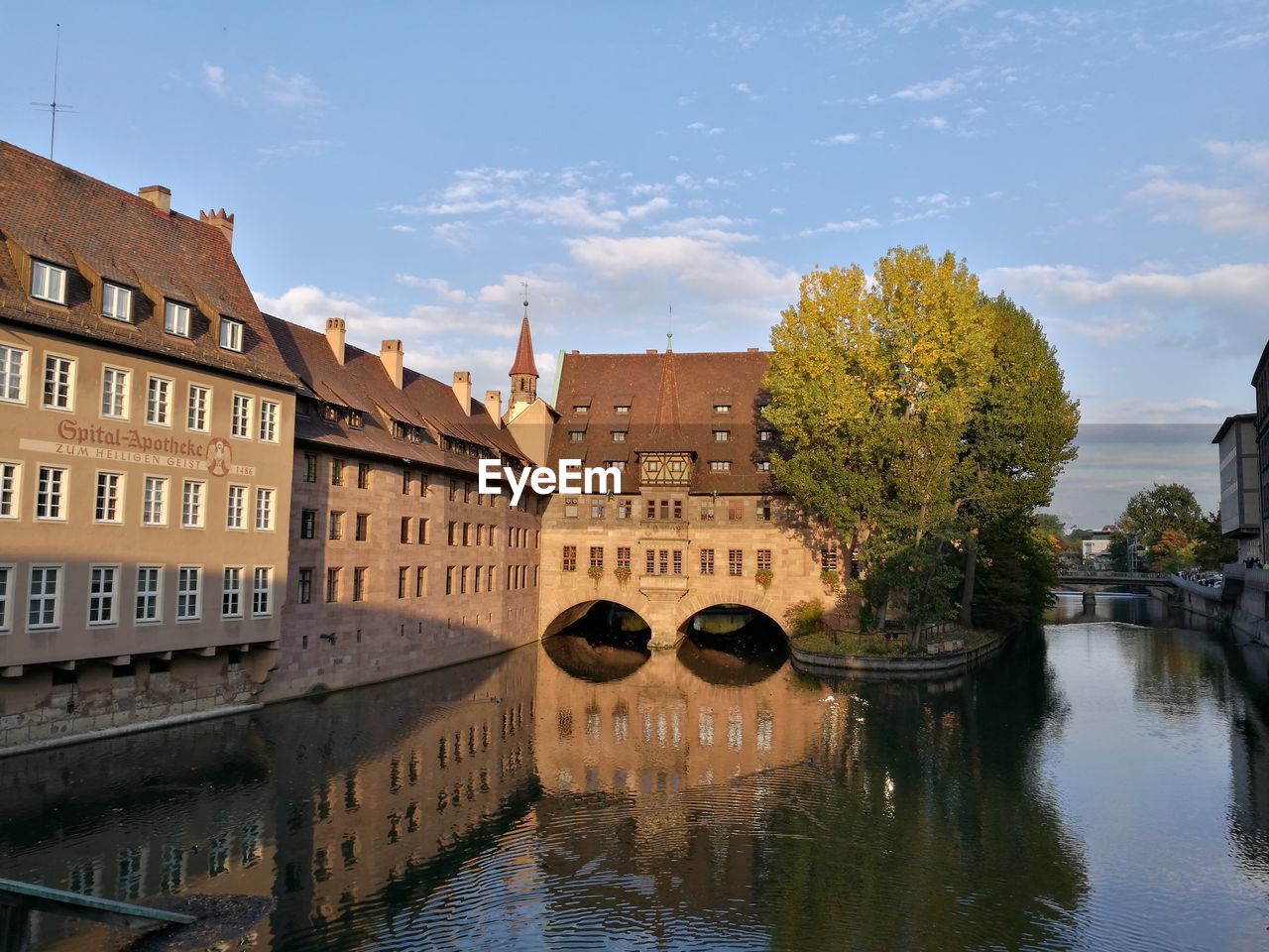 Buildings against sky in city