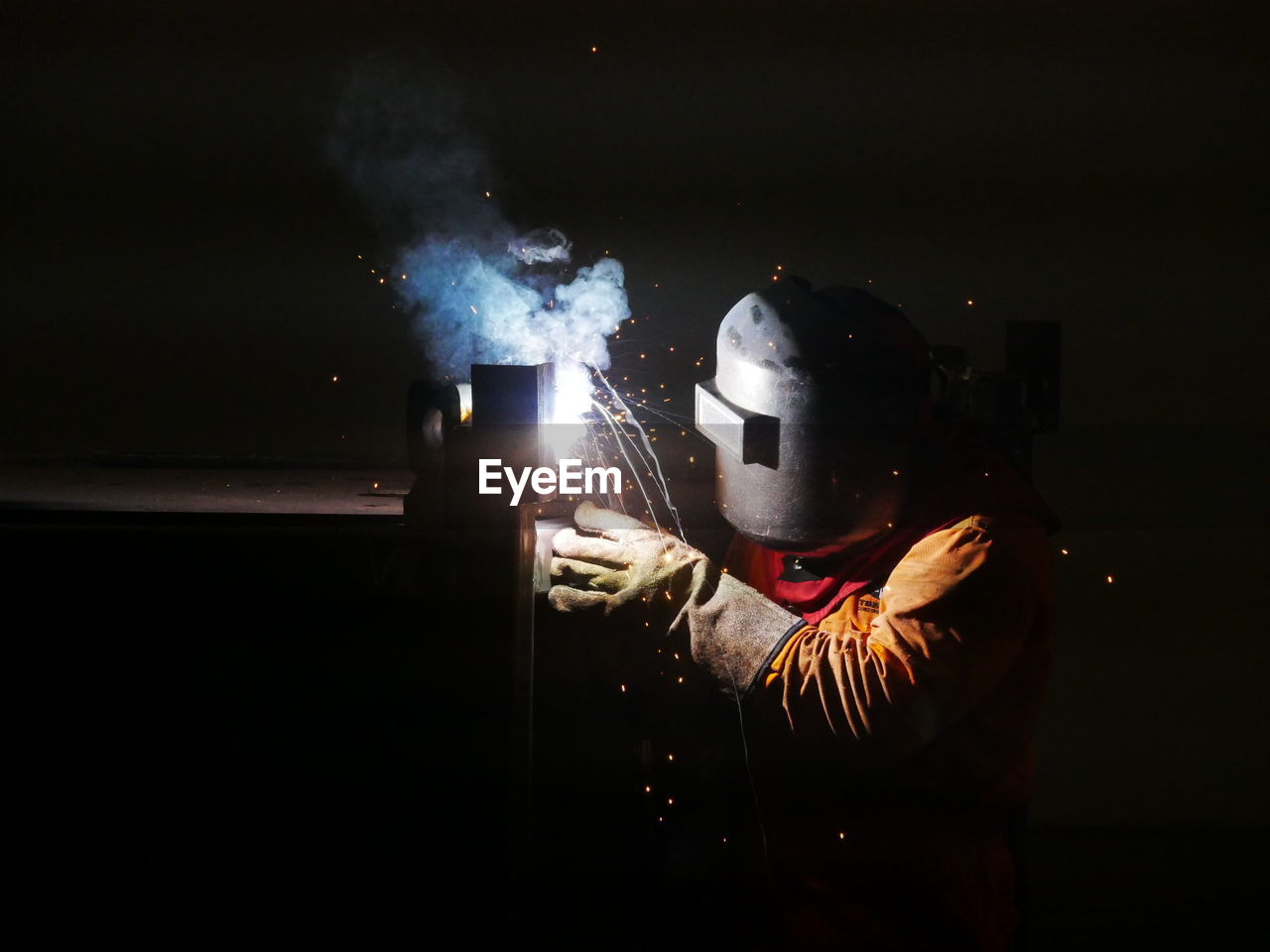 Man working in workshop