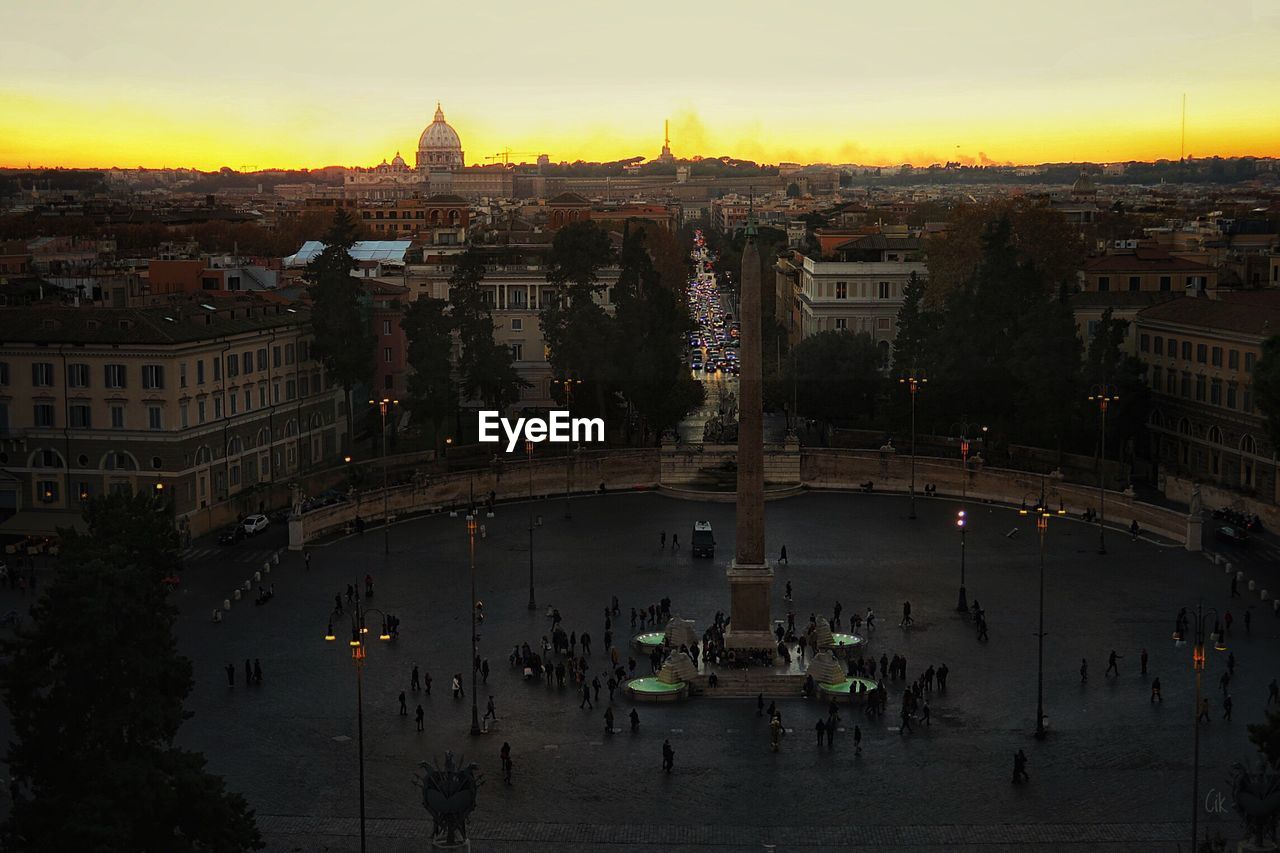 Aerial view of a city