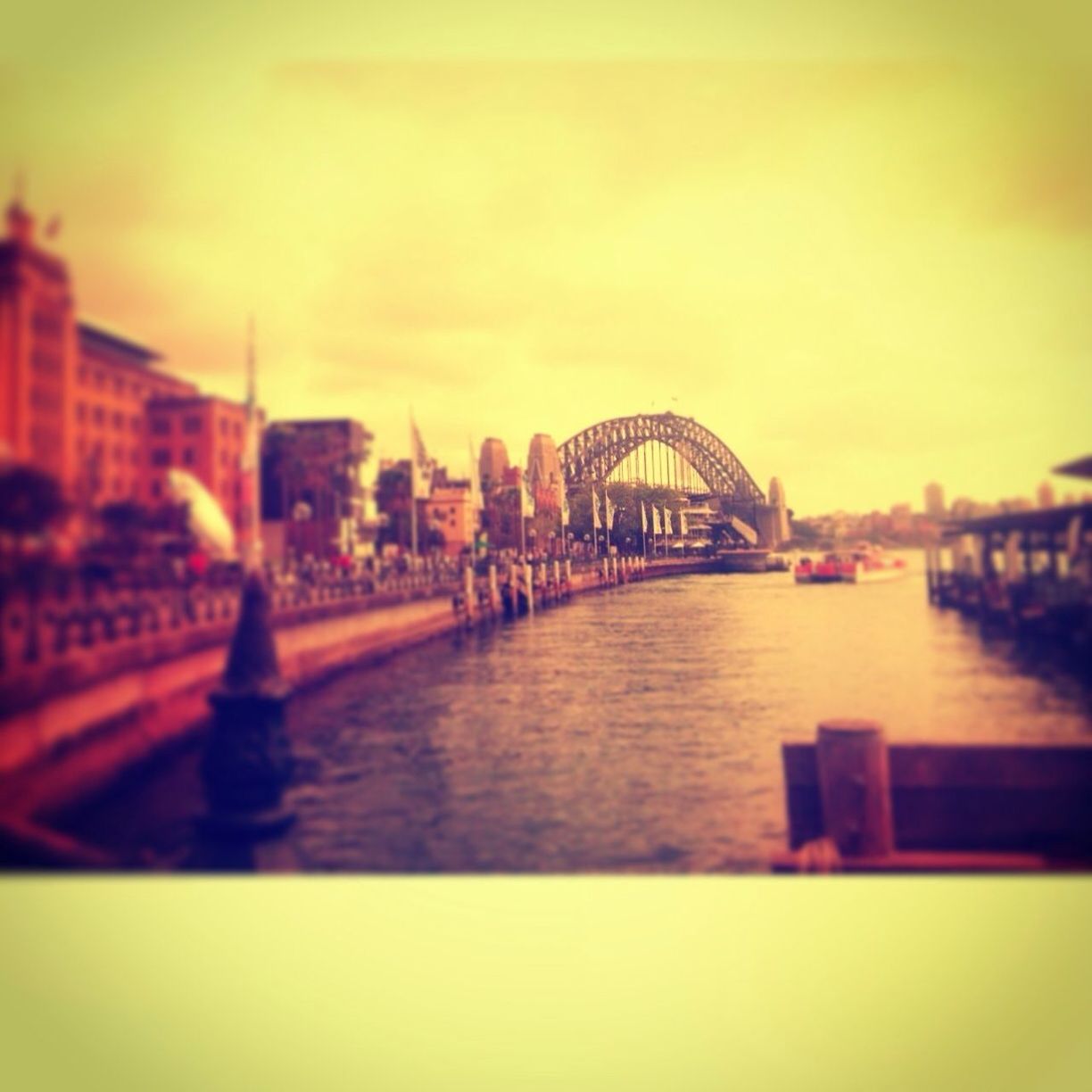 VIEW OF BRIDGE OVER RIVER