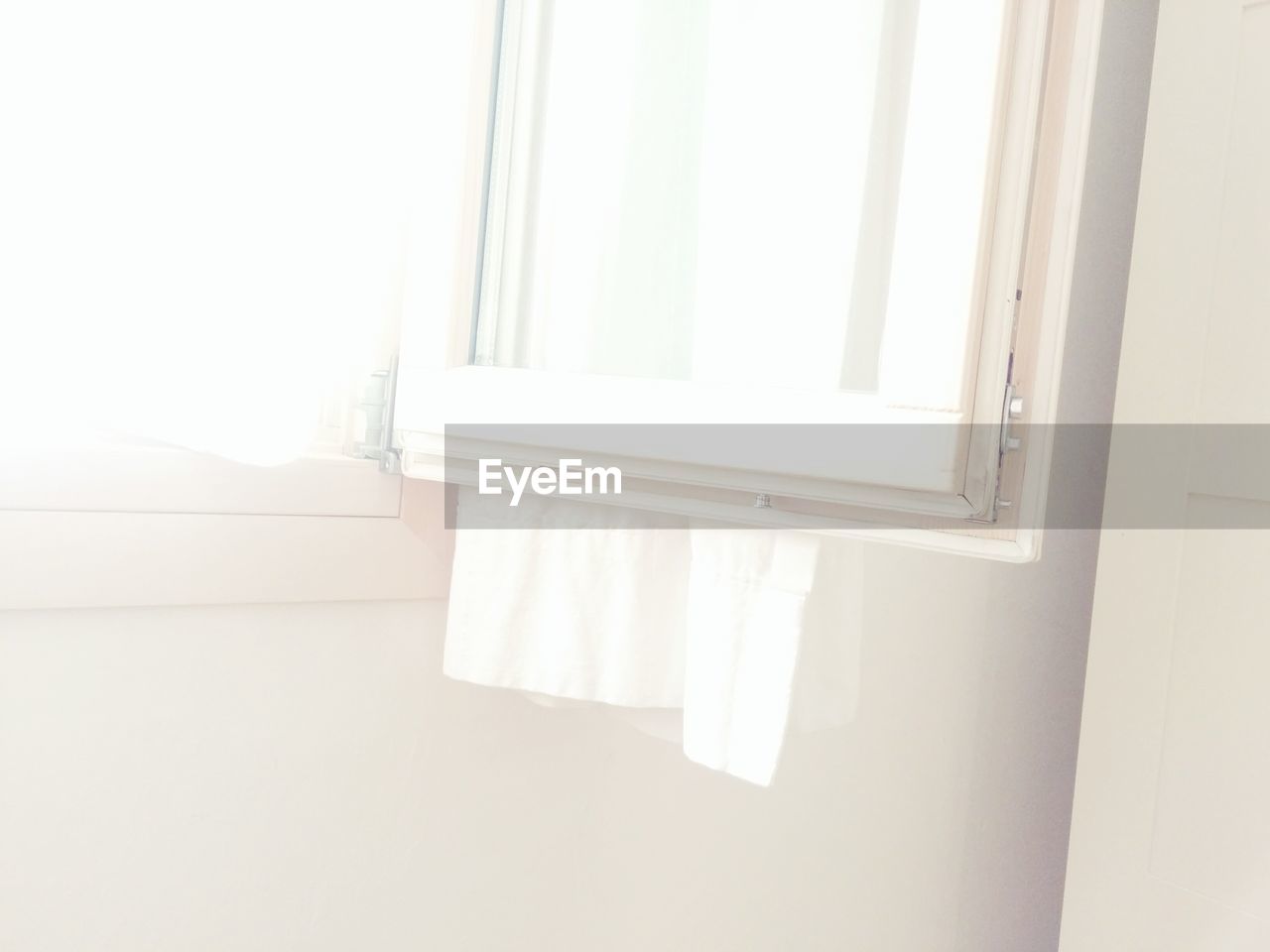 white color, indoors, window, no people, hanging, day, close-up
