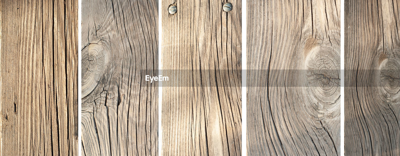 FULL FRAME OF WOODEN PLANKS