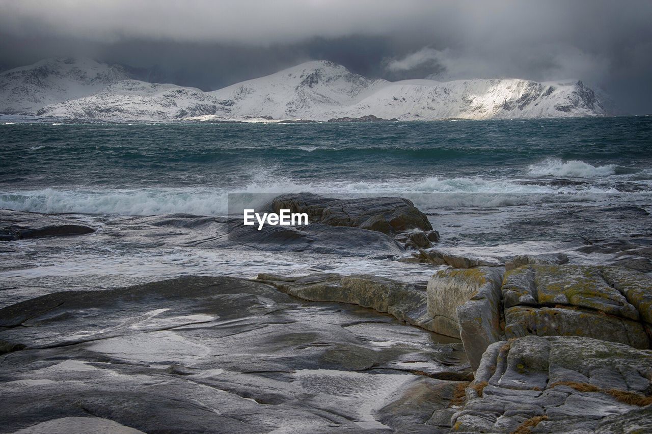 SCENIC VIEW OF SEA SHORE