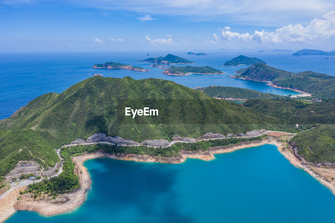 Panoramic view of sea against sky