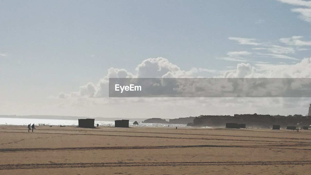 VIEW OF SEA AGAINST CLOUDY SKY