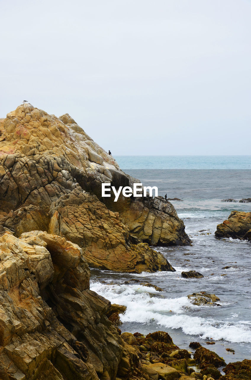 Rock formations at seaside