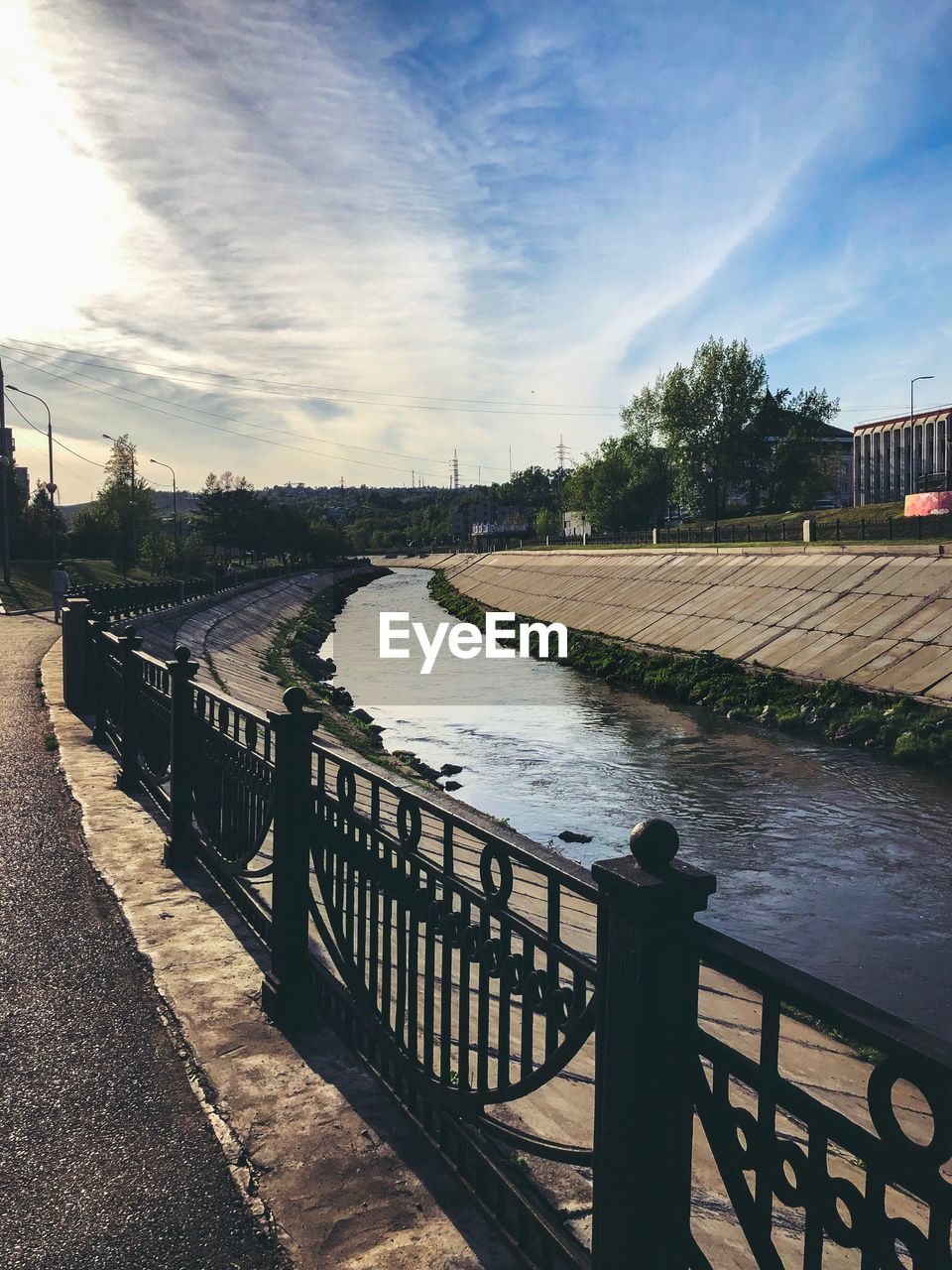 VIEW OF BRIDGE OVER RIVER