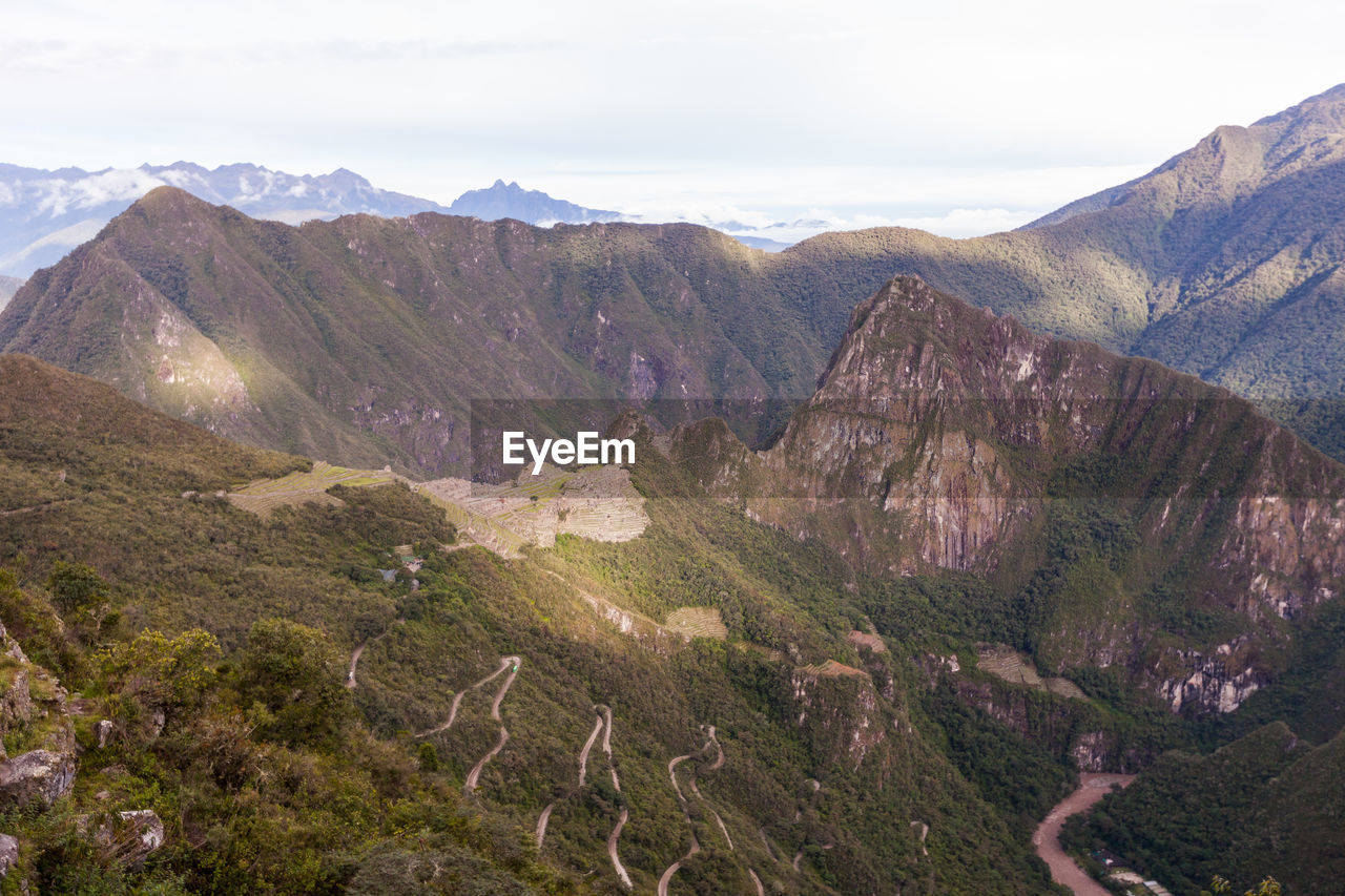 Scenic view of mountains