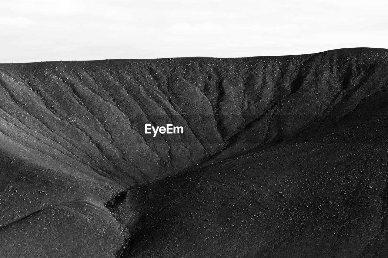 SAND DUNES AGAINST SKY