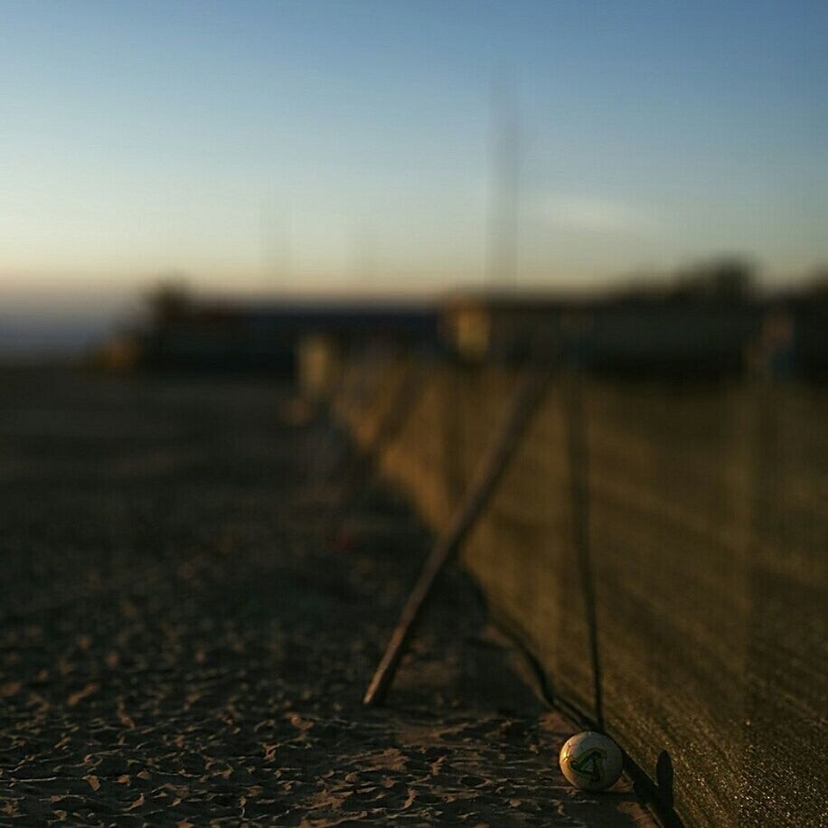 SURFACE LEVEL OF LANDSCAPE AT SUNSET