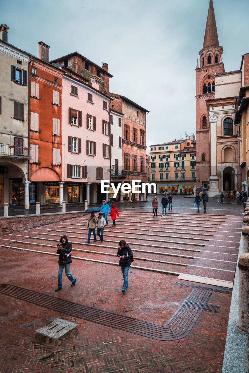 Mantua, italy. historic center. street, urban