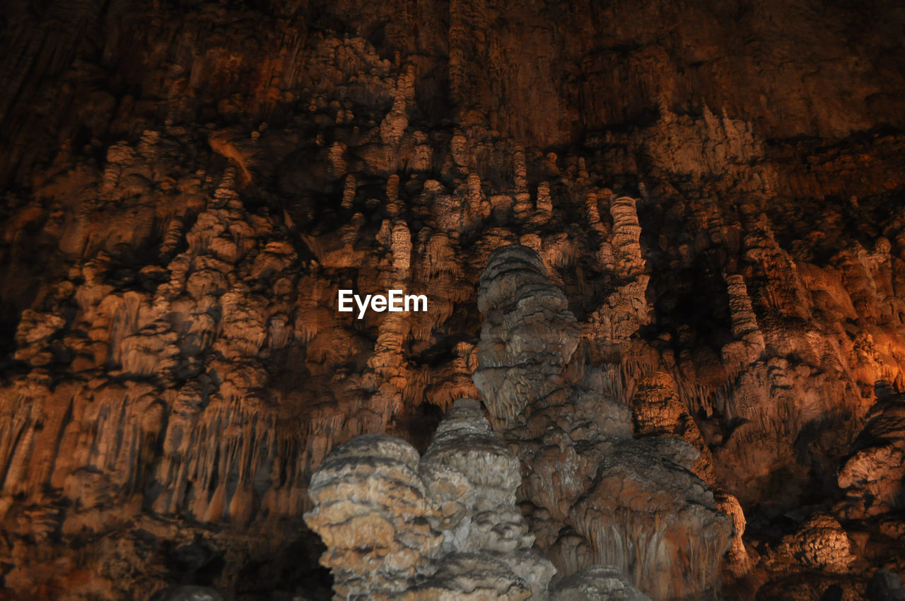 full frame shot of rock formations