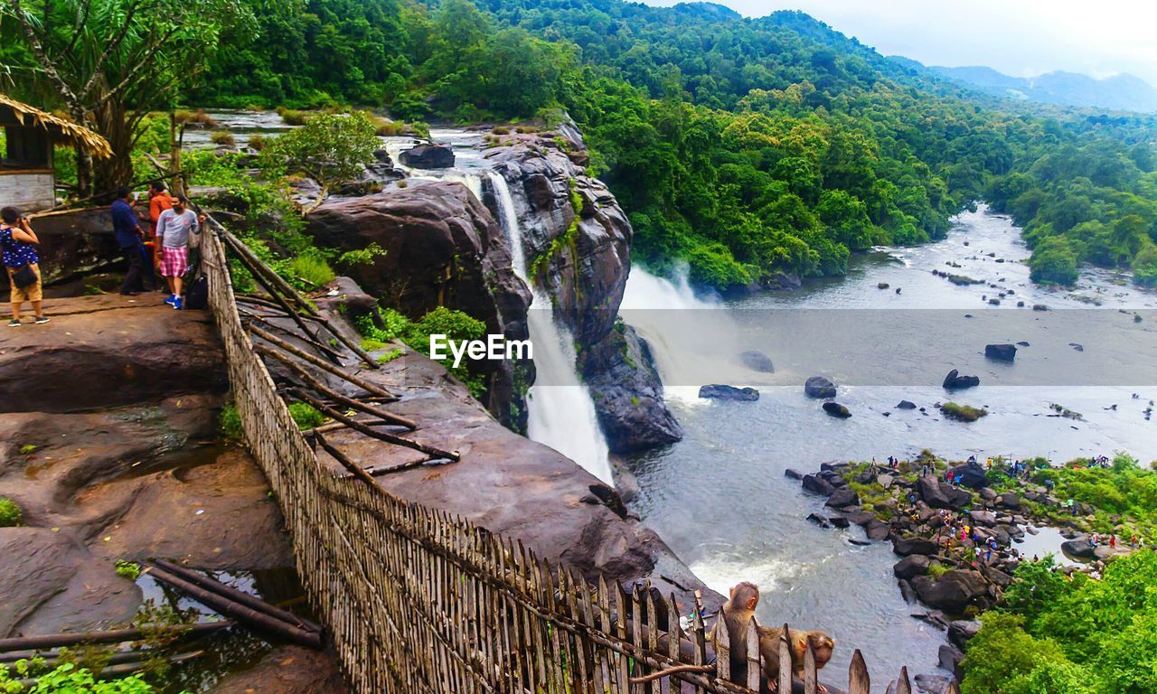 EyeEm Selects AthirapallyFalls River Tree Water Waterfall Mountain Scenics Nature People Motion Day Outdoors Rainy Days☔ Kerala