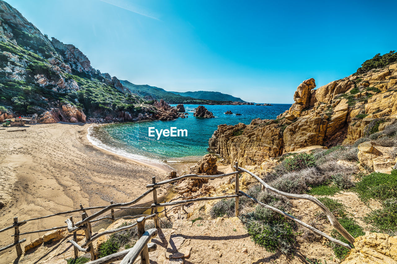 SCENIC VIEW OF SEA AND MOUNTAINS AGAINST SKY