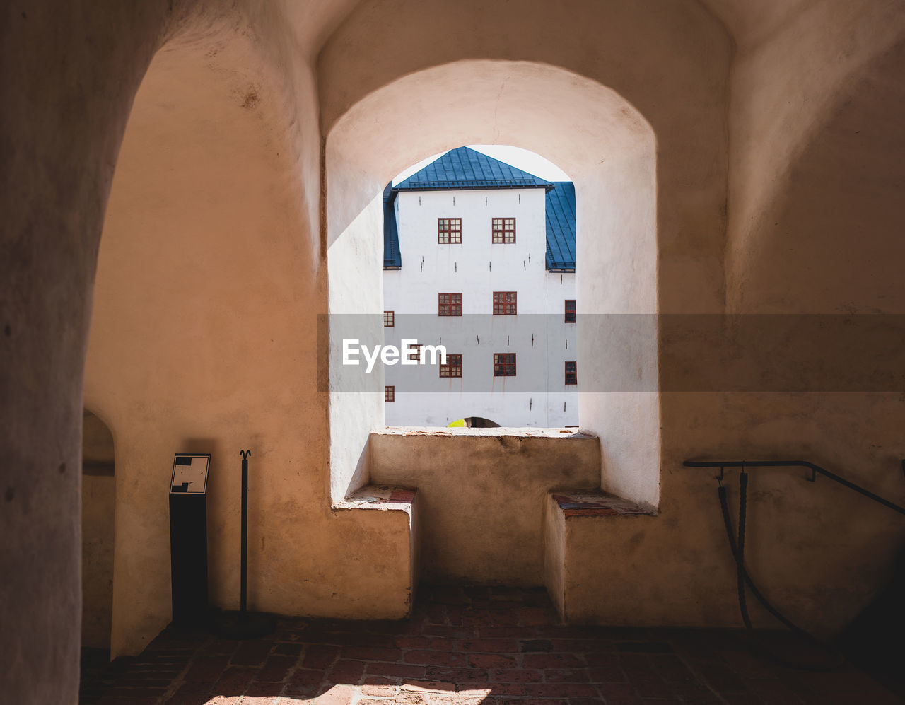 Interior of historic  castle