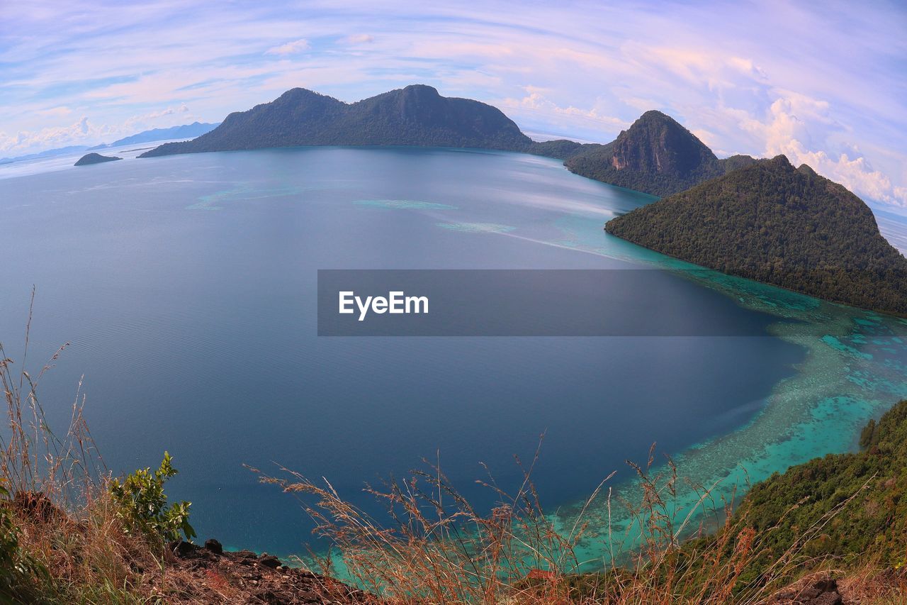 Amazing scenery at bohey dulang island semporna sabah borneo