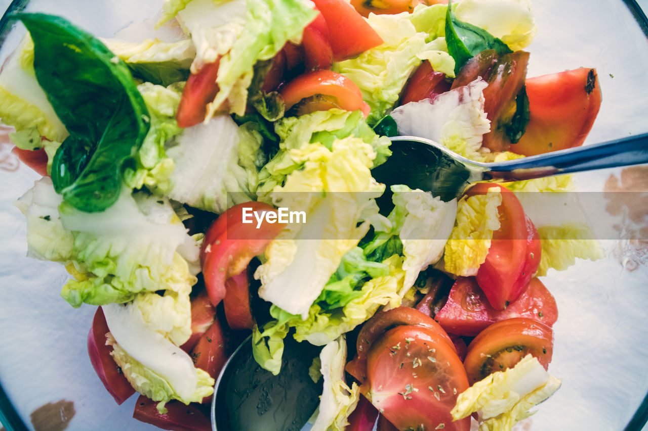 CLOSE-UP OF SALAD WITH VEGETABLES