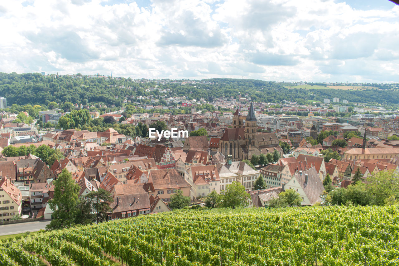 AERIAL VIEW OF TOWNSCAPE