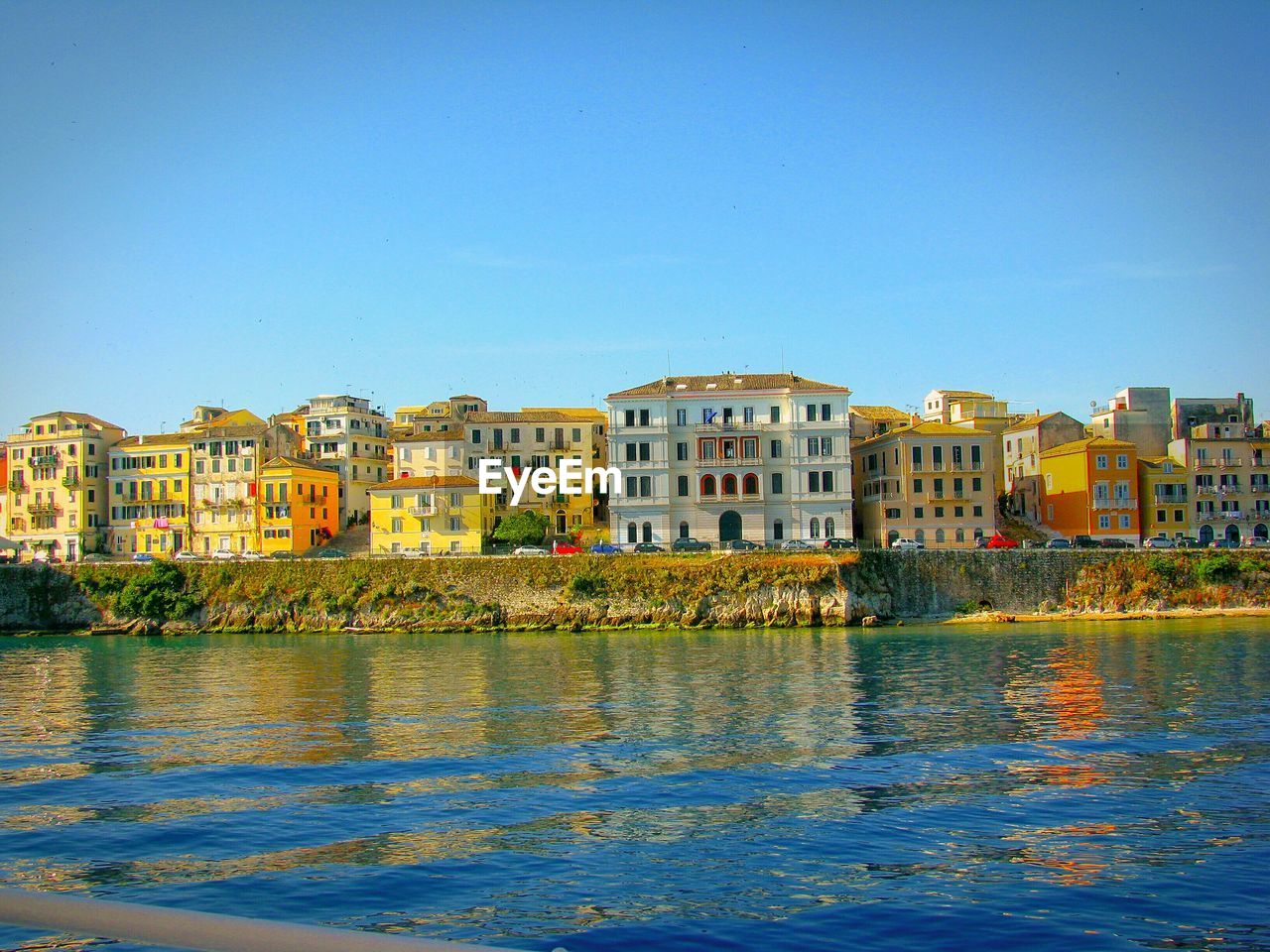 View of buildings in town