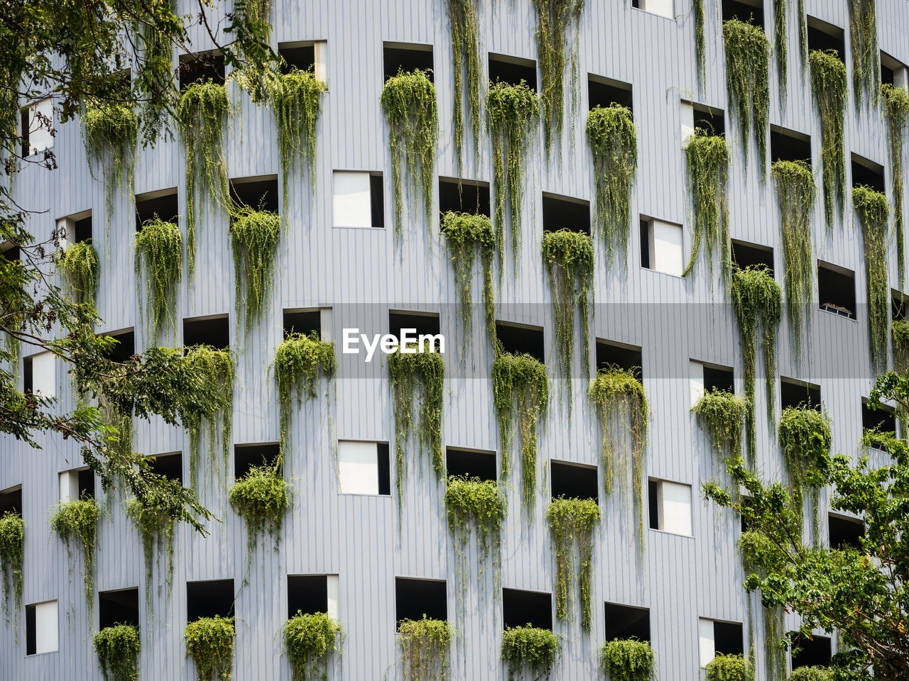 Low angle view of residential building