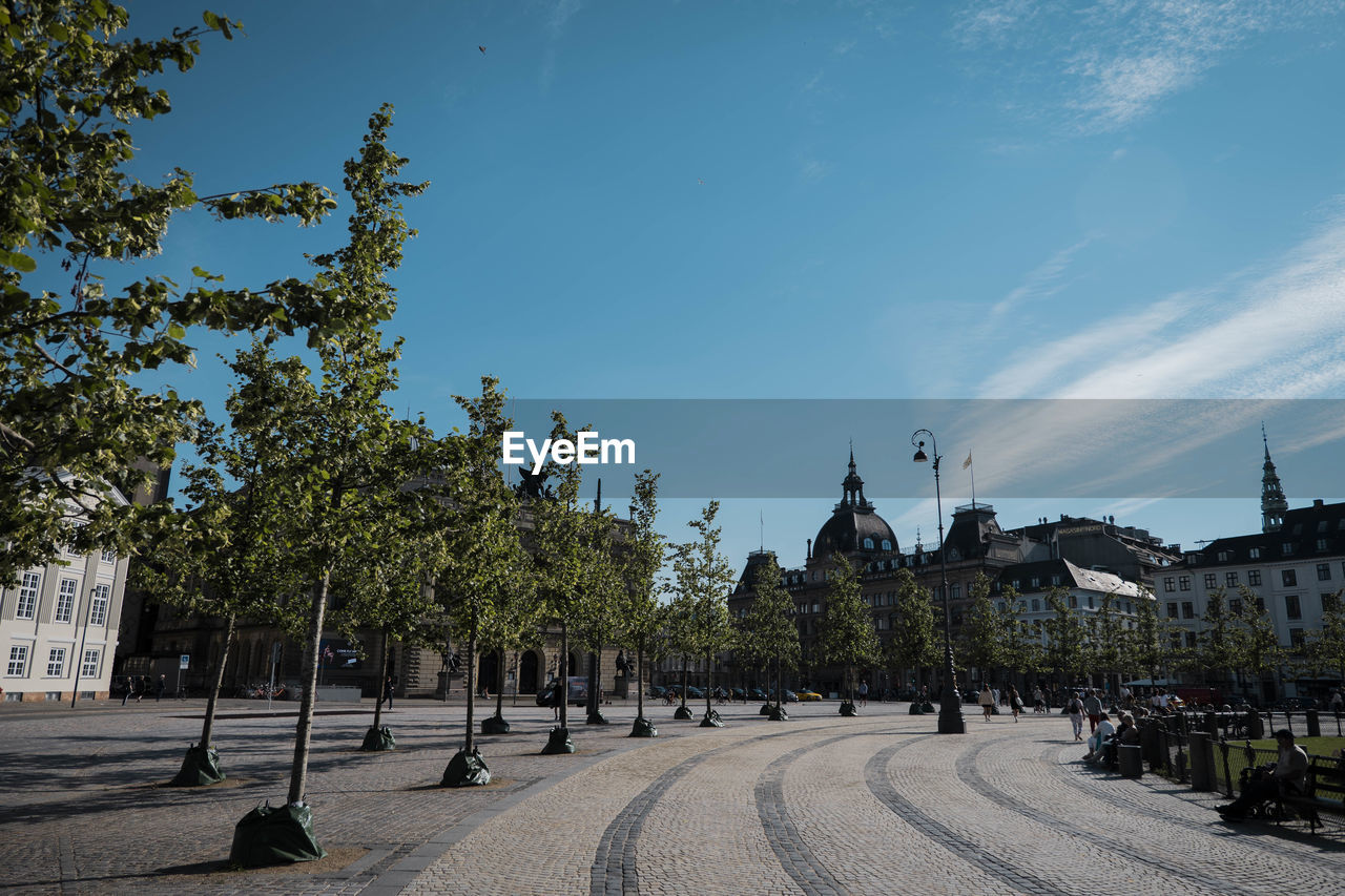 Kongens nytorv in central copenhagen 