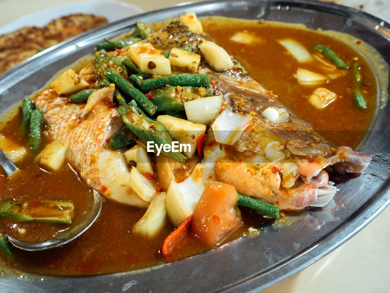 Close-up of food in bowl on table